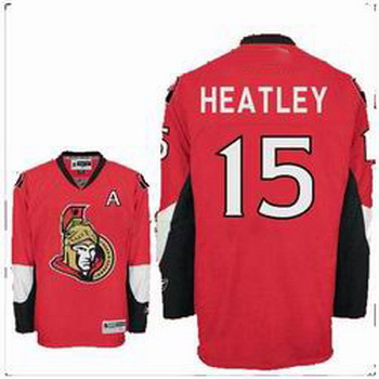 Cheap Ottawa Senators 15 HEATLEY red For Sale