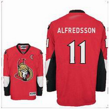 Ottawa Senators 11 ALFREDSSON red Ottawa Senators 11 ALFREDSSON red