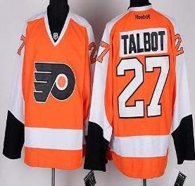 Philadelphia Flyers 27 Maxime Talbot Orange NHL Jerseys