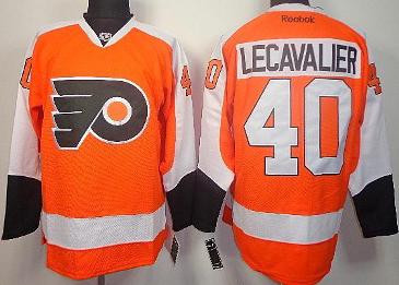 Philadelphia Flyers 40 Vincent Lecavalier Orange NHL Jerseys