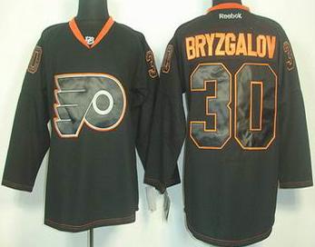 Philadelphia Flyers 30 Ilya Bryzgalov 2012 Black NHL Jersey