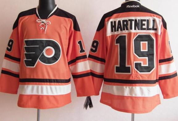 Cheap Philadelphia Flyers 19 Scott Hartnell Orange 2011 Winter Classic Jersey For Sale