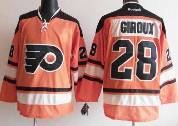 Philadelphia Flyers 28 Claude Giroux 2012 Winter Classic Orange Jerseys Philadelphia Flyers 28 Claude Giroux 2012 Winter Classic Orange Jerseys