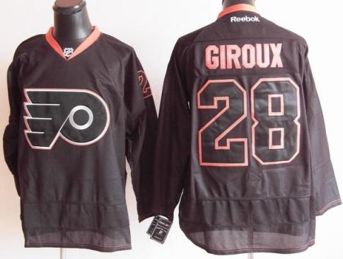 Philadelphia Flyers 28 Claude Giroux 2012 Black Jerseys