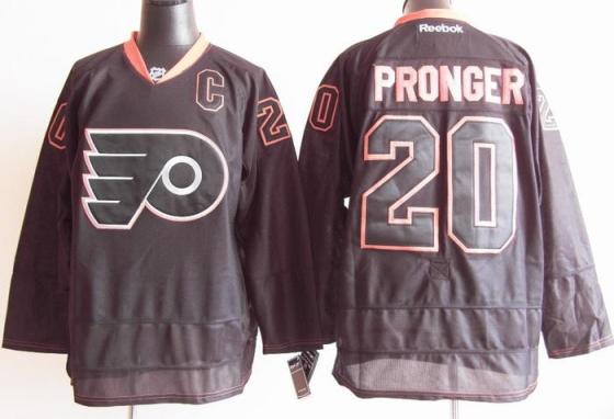 Philadelphia Flyers 20 Chris Pronger 2012 Black Jerseys