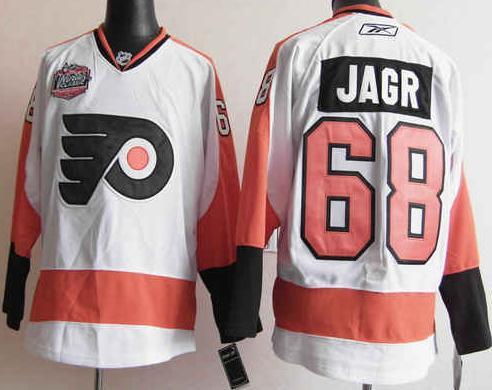 Cheap Philadelphia Flyers 68 Jaromir Jagr Winter Classic White Jerseys For Sale