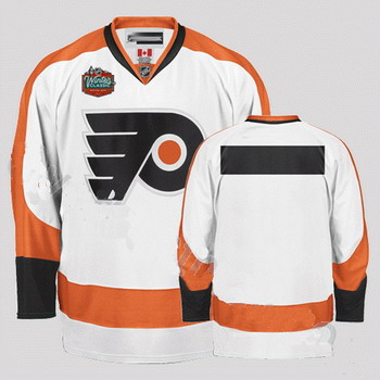 Philadelphia Flyers Stitched Replithentic Winter Classic White blank Jersey