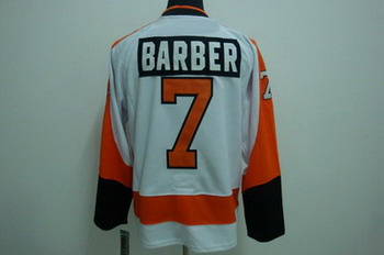 Philadelphia Flyers 7 BARBER White