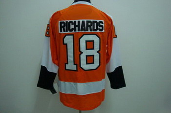 Philadelphia Flyers 18 Mike Richards orange