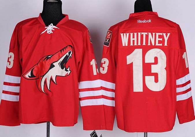 Cheap Phoenix Coyotes 13 Ray Whitney Red NHL Jerseys For Sale