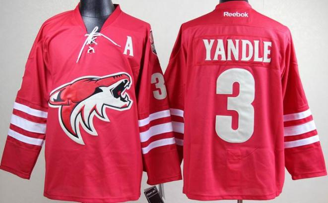 Phoenix Coyotes #3 Keith Yandle Red NHL Jersey