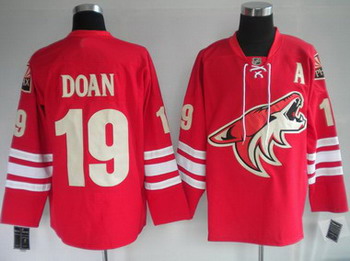 Cheap Phoenix Coyotes 19 DOAN Red Jerseys For Sale