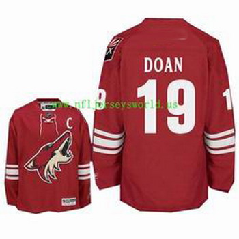 Phoenix Coyotes 19 DOAN Red Phoenix Coyotes 19 DOAN Red