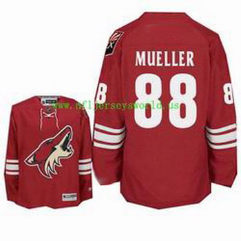 Cheap Phoenix Coyotes 88 MUELLER Red Jerseys For Sale