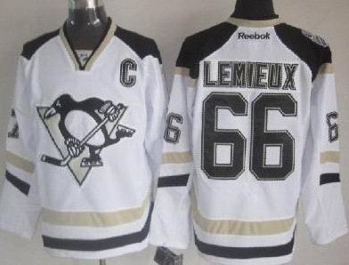 Cheap Pittsburgh Penguins #66 Mario Lemieux White 2014 Stadium Series NHL Hockey Jersey For Sale