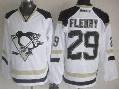 Cheap Pittsburgh Penguins 29 Marc-Andre Fleury Grey NHL Jerseys 2014 New Style For Sale