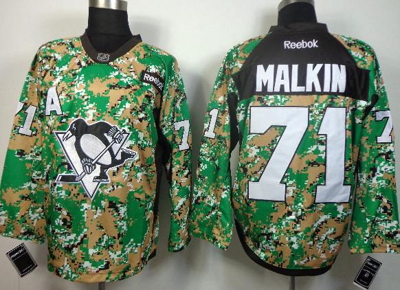 Cheap Pittsburgh Penguins 71 Evgeni Malkin Camo NHL Jerseys For Sale