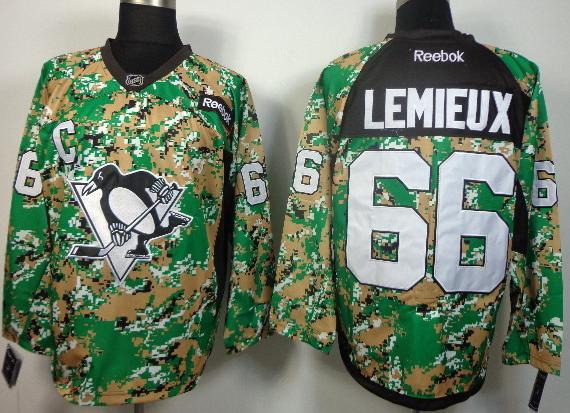 Cheap Pittsburgh Penguins 66 Mario Lemieux Camo NHL Jerseys For Sale