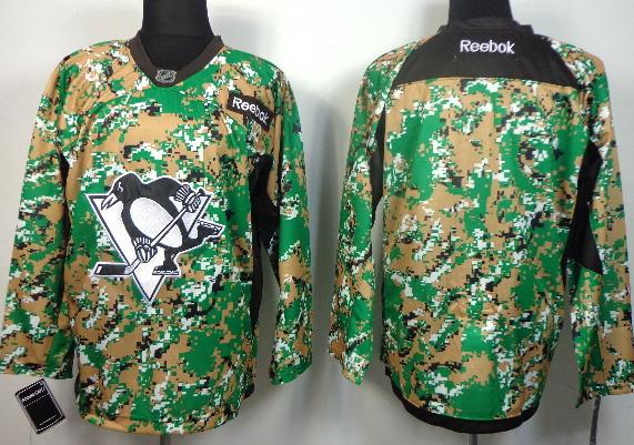 Cheap Pittsburgh Penguins Blank Camo NHL Jerseys For Sale