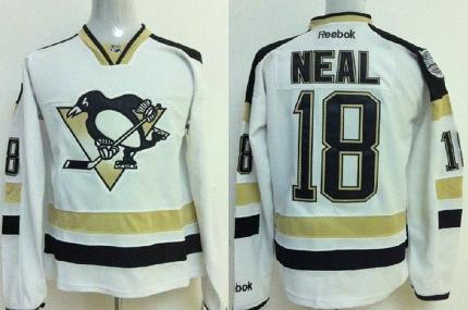 Cheap Pittsburgh Penguins 18 James Neal White 2014 Stadium Series NHL Jersey For Sale