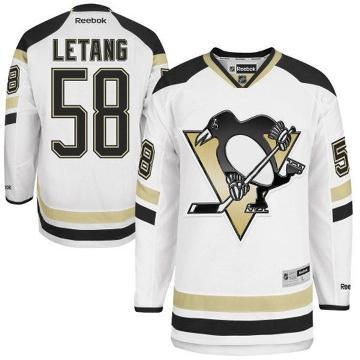 Cheap Pittsburgh Penguins 58 Kris Letang White 2014 Stadium Series NHL Jersey For Sale