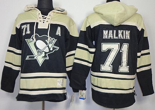 Pittsburgh Penguins 71 Evgeni Malkin Black Lace-Up NHL Jersey Hoodies Pittsburgh Penguins 71 Evgeni Malkin Black Lace-Up NHL Jersey Hoodies
