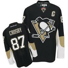 Cheap Pittsburgh Penguins 87 Sidney Crosby Black NHL Jerseys For Sale