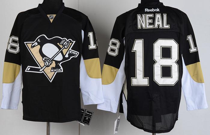 Pittsburgh Penguins 18 James Neal Black Hockey NHL Jerseys Pittsburgh Penguins 18 James Neal Black Hockey NHL Jerseys