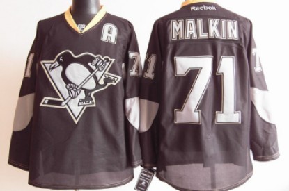 Cheap Pittsburgh Penguins 71 Evgeni Malkin 2012 Black Jerseys For Sale