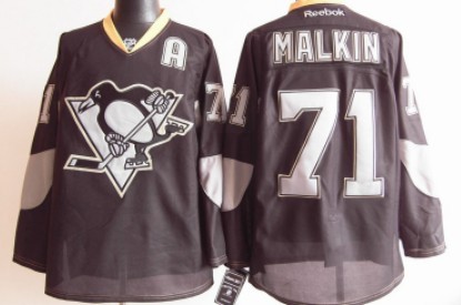 Pittsburgh Penguins 71 Evgeni Malkin 2012 Black Jerseys
