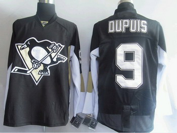 Cheap Pittsburgh Penguins 9 Dupuis black Jerseys For Sale