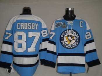 Cheap Pittsburgh Penguins 87 Sidney Crosby Blue For Sale