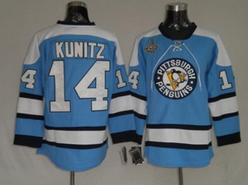 Pittsburgh Penguins 14 Kunitz Blue