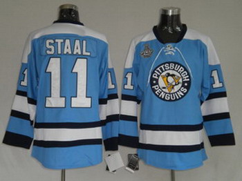 Cheap Pittsburgh Penguins 11 Jordan Staal Blue For Sale