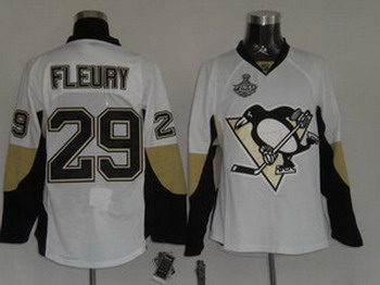 hockey jerseys Pittsburgh Penguins 29 M. Fleury White