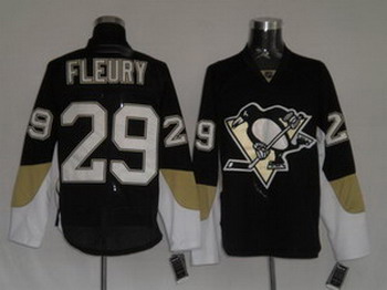 Cheap hockey jerseys Pittsburgh Penguins 29 M. Fleury Home For Sale