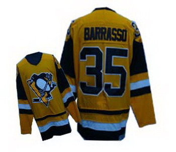 Cheap Pittsburgh Penguins 35 Borrasso Yellow Jerseys Throwback For Sale