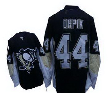 Cheap Pittsburgh Penguins 44 Brooks Orpik black Jersey For Sale