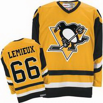 Mario Lemieux 66 Pittsburgh Penguins Hockey Jersey
