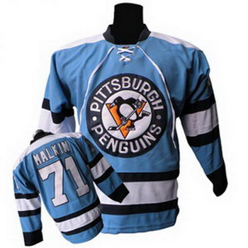 Cheap Pittsburgh Penguins 71 Evgeni Malkin Blue For Sale