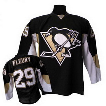 Pittsburgh Penguins 29 Marc-Andre Fleury Black