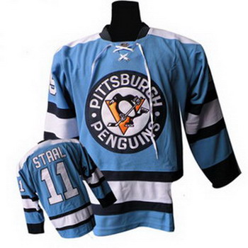 Cheap Pittsburgh Penguins 11 Jordan Staal Blue For Sale