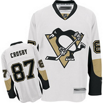 Cheap Pittsburgh Penguins 87 S.Crosby white Jersey For Sale