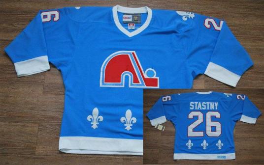 Cheap Quebec Nordiques 26 Paul Stastny Light Blue CCM Jerseys For Sale