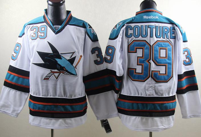 Cheap San Jose Sharks 39 Logan Couture White NHL Jersey For Sale