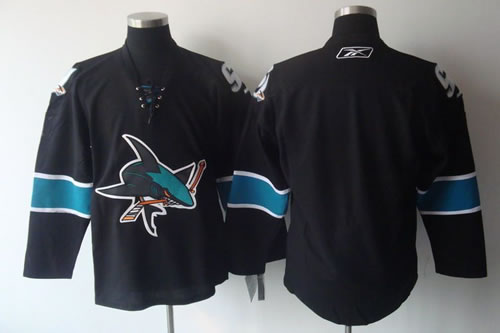 San Jose Sharks blank BLACK NHL Jerseys San Jose Sharks blank BLACK NHL Jerseys