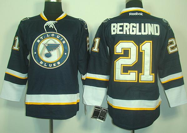 Cheap St Louis Blues 21 Patrik Berglund Blue NHL Jerseys For Sale