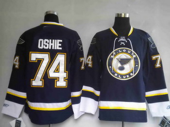 Cheap St. Louis Blues 74 OSHIE Third Jersey For Sale