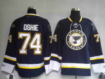 St. Louis Blues 74 OSHIE Third Jersey