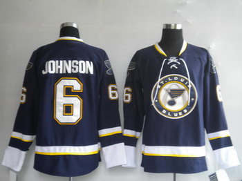 Cheap St. Louis Blues 6 JOHNSON Third Jersey For Sale